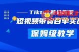 Tiktok精选联盟·短视频带货百单实战营 保姆级教学 快速成为Tiktok带货达人