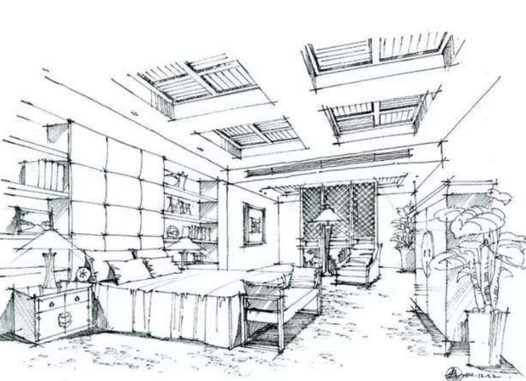 印象手绘室内设计手绘教程