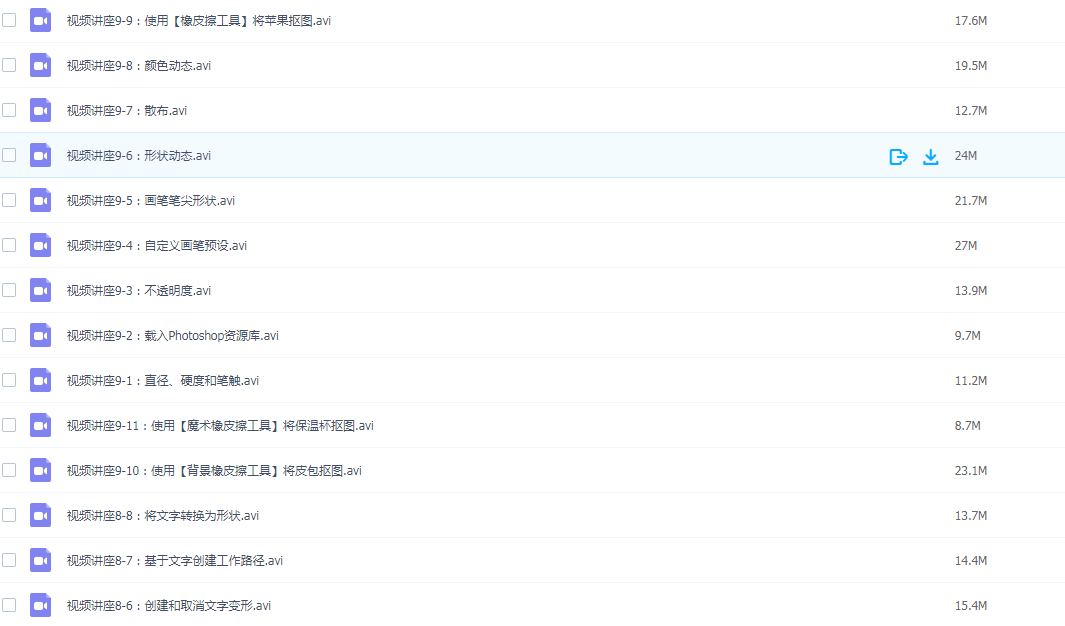 Photoshop CC从入门到精通视频教程 共138节