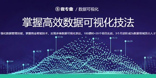 网易云课堂微专业掌握高效数据可视化技法