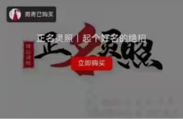 陈春林老师《正名灵照》起名课程