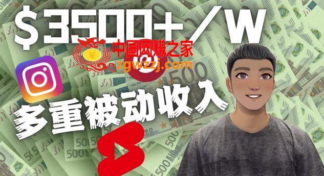 *******短视频赚钱：如通过多个媒体赚多重被动收入3500美元（实战教程）