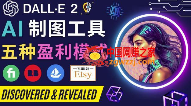 利用Ai绘图工具DALL E 2赚钱的5种途径DALL E 2的注册流程和使用方