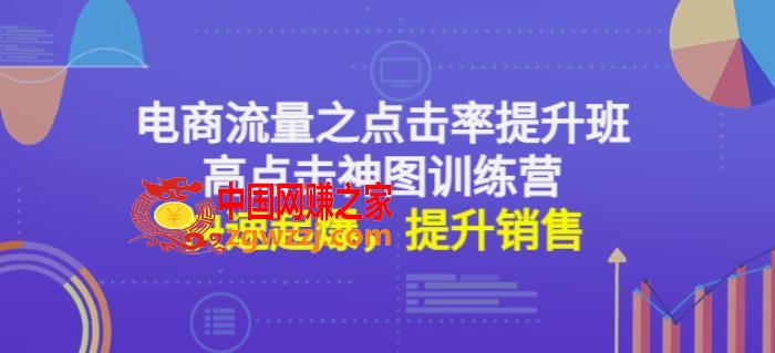 电商流量之点击率提升班+高点击神图训练营：快速起爆，提升销售！