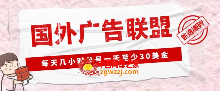 外面收费1980的最新国外LEAD广告联盟搬砖项目，单号一天至少30美金【详细玩法教程】