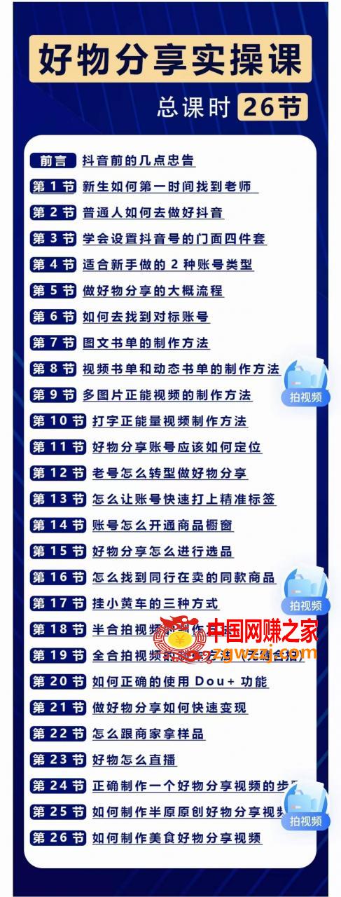 好物分享短视频运营实操班：1部手机从0到1带货实操赚钱（26节课时）,大木好物分享短视频运营实操班：一部手机从零到一带货实操赚钱（26节课时）,视频,货,第2张