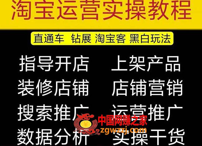 2023淘宝开店教程0基础到高级全套视频网店电商运营培训教学课程（2月更新）