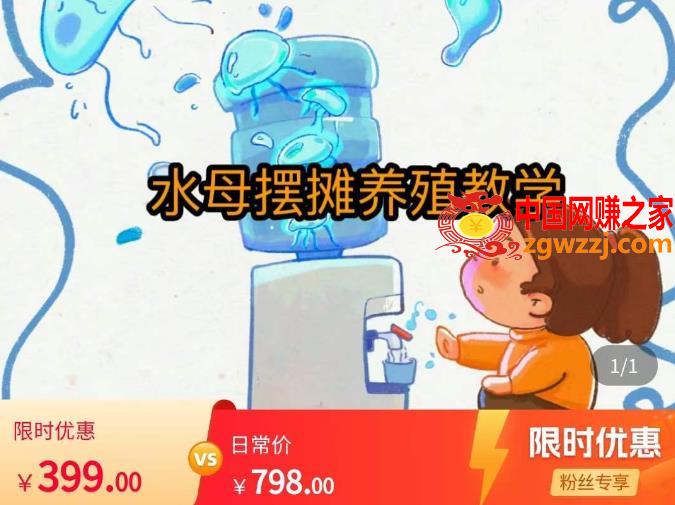 水母摆摊教学，包括摆摊技术、养殖技术、拿货渠道、抖音运营等