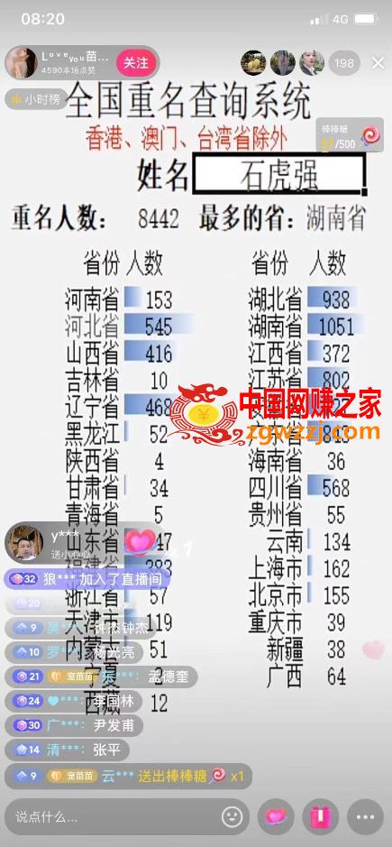 抖音最新无人直播变现全国重名查询项目，轻松日赚几百+【查询脚本+详细教程】