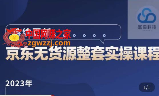 蓝七·2023京东店群整套实操视频教程，京东无货源整套操作流程大总结，减少信息差，有效做店发展