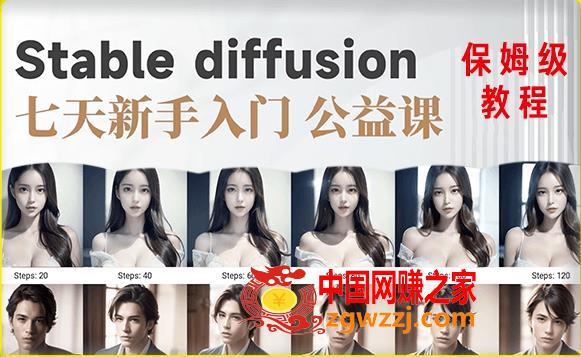 【AI训练营】全网第一个系统的stable diffusion基础课，新手入门必看