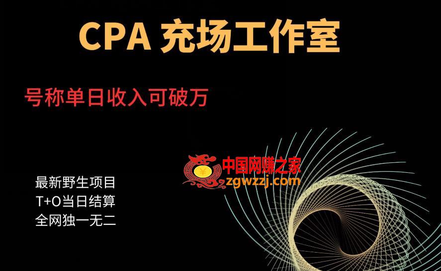 cpa充场工作室，号称单日收入10000+（揭秘）,cpa充场工作室，号称单日收入10000+（揭秘）,工作室,内容,渠道,第1张