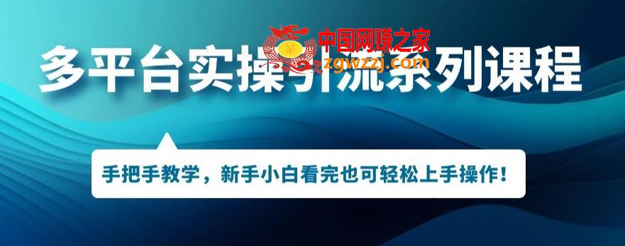 多平台引流实操系列课程，新手小白看完也可轻松上手进行引流操作,多平台引流实操系列课程，新手小白看完也可轻松上手进行引流操作,引流,课程,平台,第1张