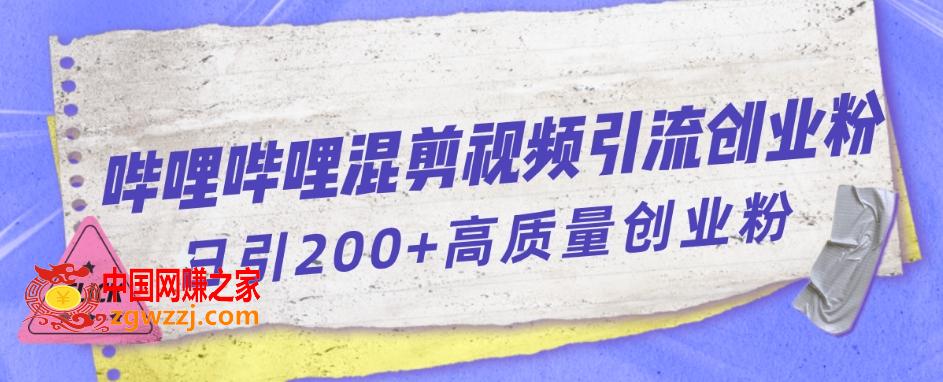 哔哩哔哩B站混剪视频引流创业粉日引300+,哔哩哔哩B站混剪视频引流创业粉日引300+,引流,混剪,第1张