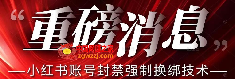 【最新】小红书账号封禁强制换绑技术可日赚300