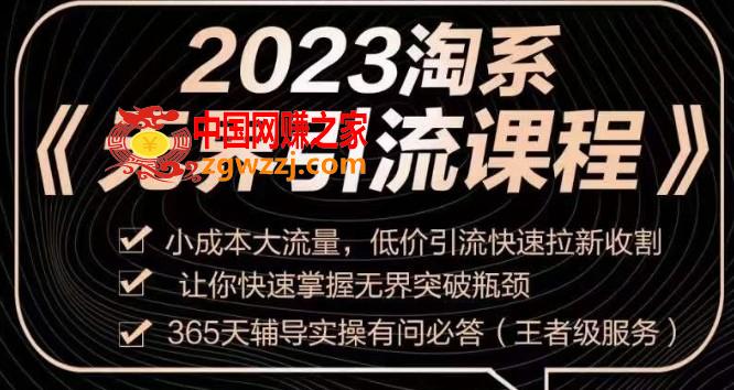 2023淘系**引流实操课程，​小成本大流量，低价引流快速拉新收割，让你快速掌握**突破瓶颈,2023淘系**引流实操课程，小成本大流量，低价引流快速拉新收割，让你快速掌握**突破瓶颈,实操课,引流,第1张