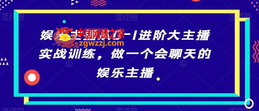 娱乐主播从0-1进阶大主播实战训练，做一个会聊天的娱乐主播,娱乐主播从0-1进阶大主播实战训练，做一个会聊天的娱乐主播,主播,第1张