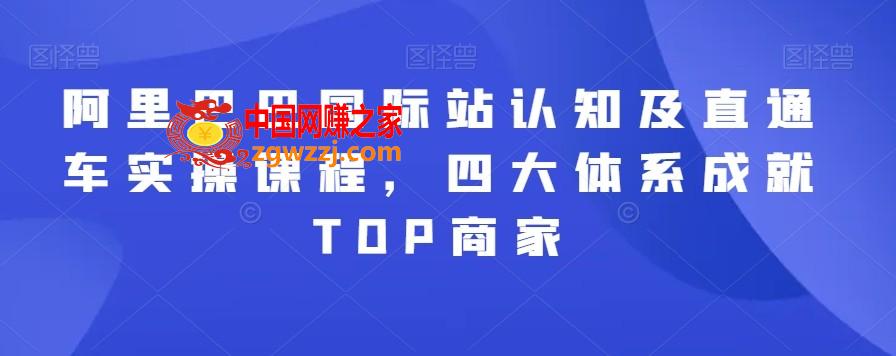 阿里巴巴国际站认知及直通车实操课程，四大体系成就TOP商家