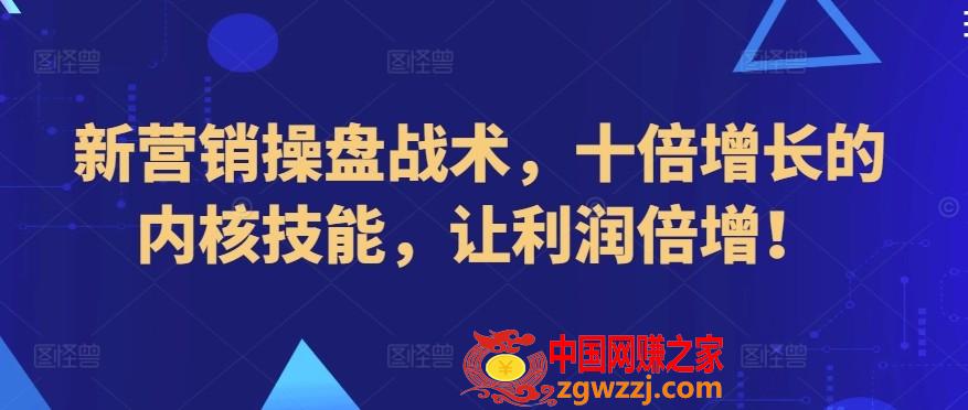 新营销操盘战术，十倍增长的内核技能，让利润倍增！,新营销操盘战术，十倍增长的内核技能，让利润倍增！,.mp4,营销,第1张