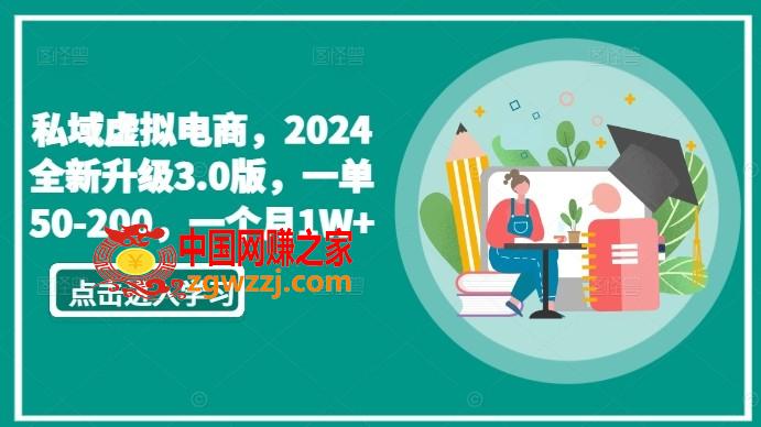 私域虚拟电商，2024全新升级3.0版，一单50-200，一个月1W+【揭秘】,私域虚拟电商，2024全新升级3.0版，一单50-200，一个月1W+【揭秘】,项目,一个,几个,第1张