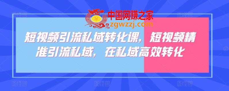 短视频引流私域转化课，短视频精准引流私域，在私域高效转化,短视频引流私域转化课，短视频精准引流私域，在私域高效转化,视频,私域,能力,第1张